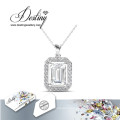 Destiny Jewellery Crystal From Swarovski Set Brand Pendant and Earrings